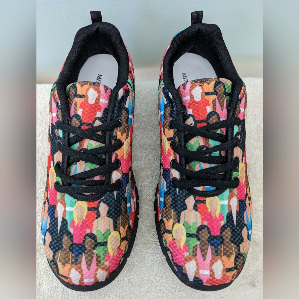 Women's Solidarity sneakers, multicolor, new, size 10
